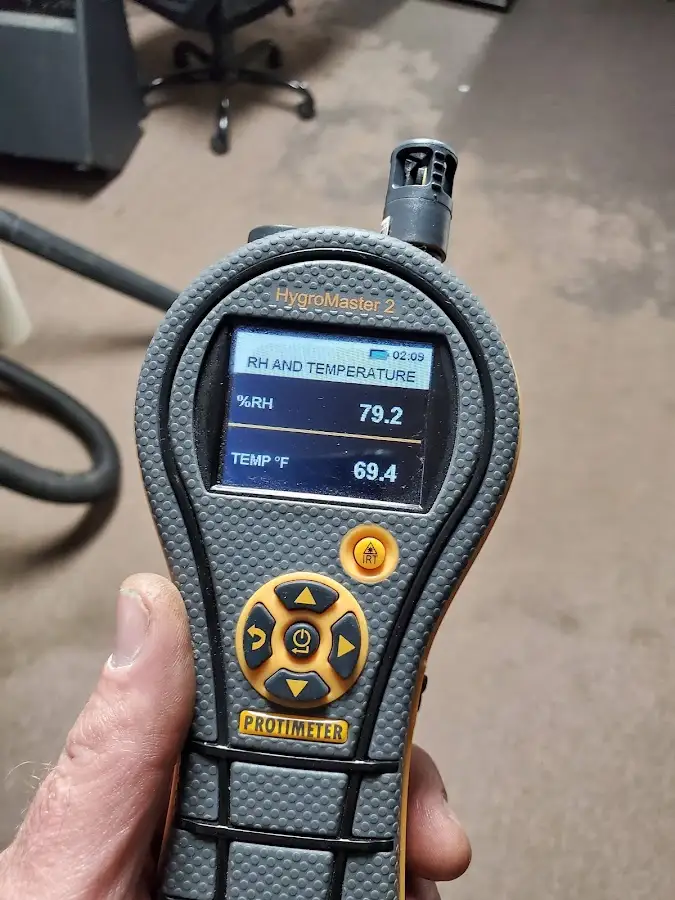 Moisture meter humidity assessment for Fire & Smoke Damage Restoration in Canfield